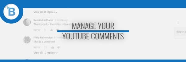 block youtube comments header